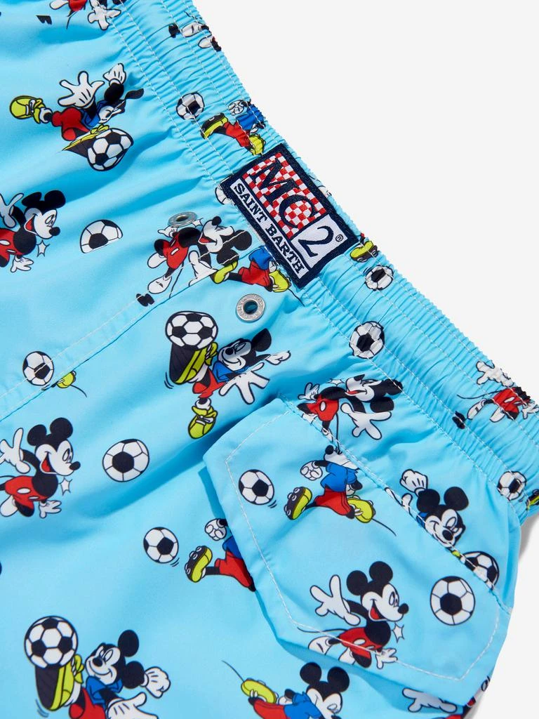 商品Mc2 Saint Barth|Boys Disney Mickey Football Swim Shorts in Blue,价格¥377,第4张图片详细描述