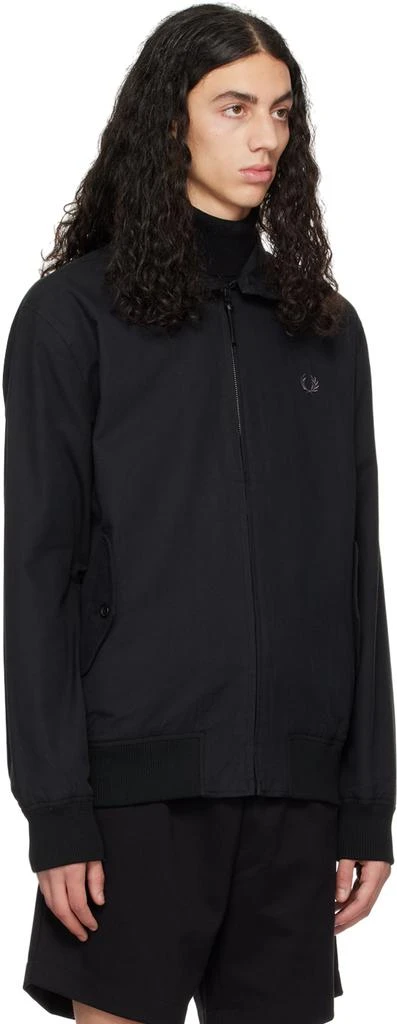 商品Fred Perry|Black Harrington Jacket,价格¥839,第2张图片详细描述