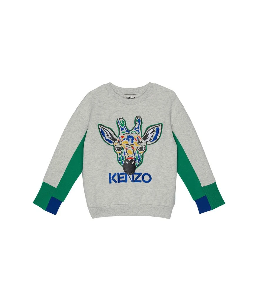 商品Kenzo|Pullover Jiraffe Embroidered (Little Kids/Big Kids),价格¥657,第1张图片