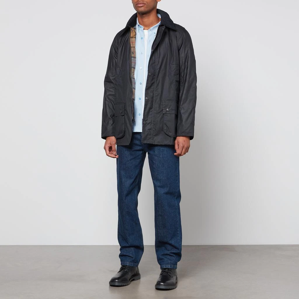 商品Barbour|Barbour Heritage Men's Ashby Wax Jacket - Olive,价格¥2024,第3张图片详细描述