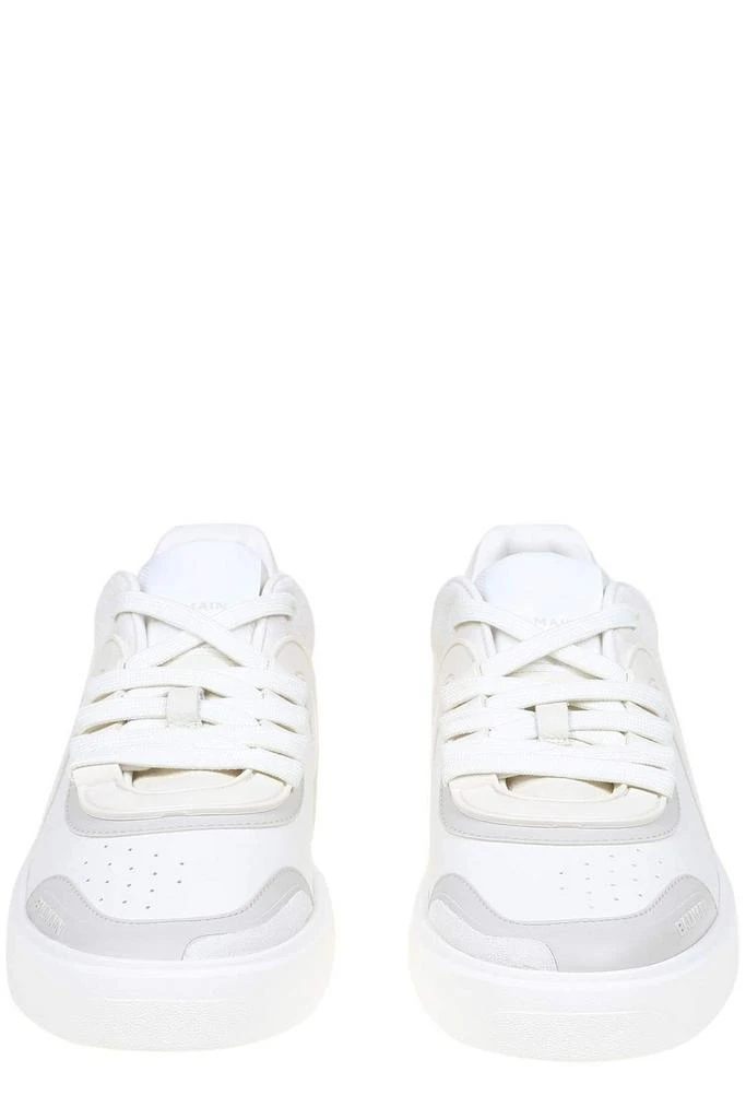 商品Balmain|Balmain Panelled Lace-Up Sneakers,价格¥2938,第4张图片详细描述