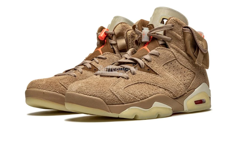 商品Jordan|Travis Scott x Air Jordan 6 Retro “British Khaki”,价格¥4319,第2张图片详细描述