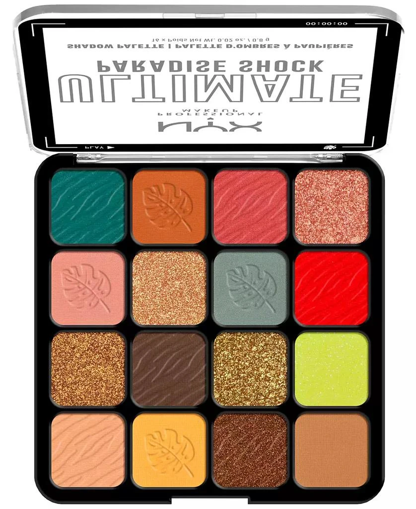 商品NYX Professional Makeup|Ultimate Shadow Palette - Paradise Shock,价格¥149,第1张图片