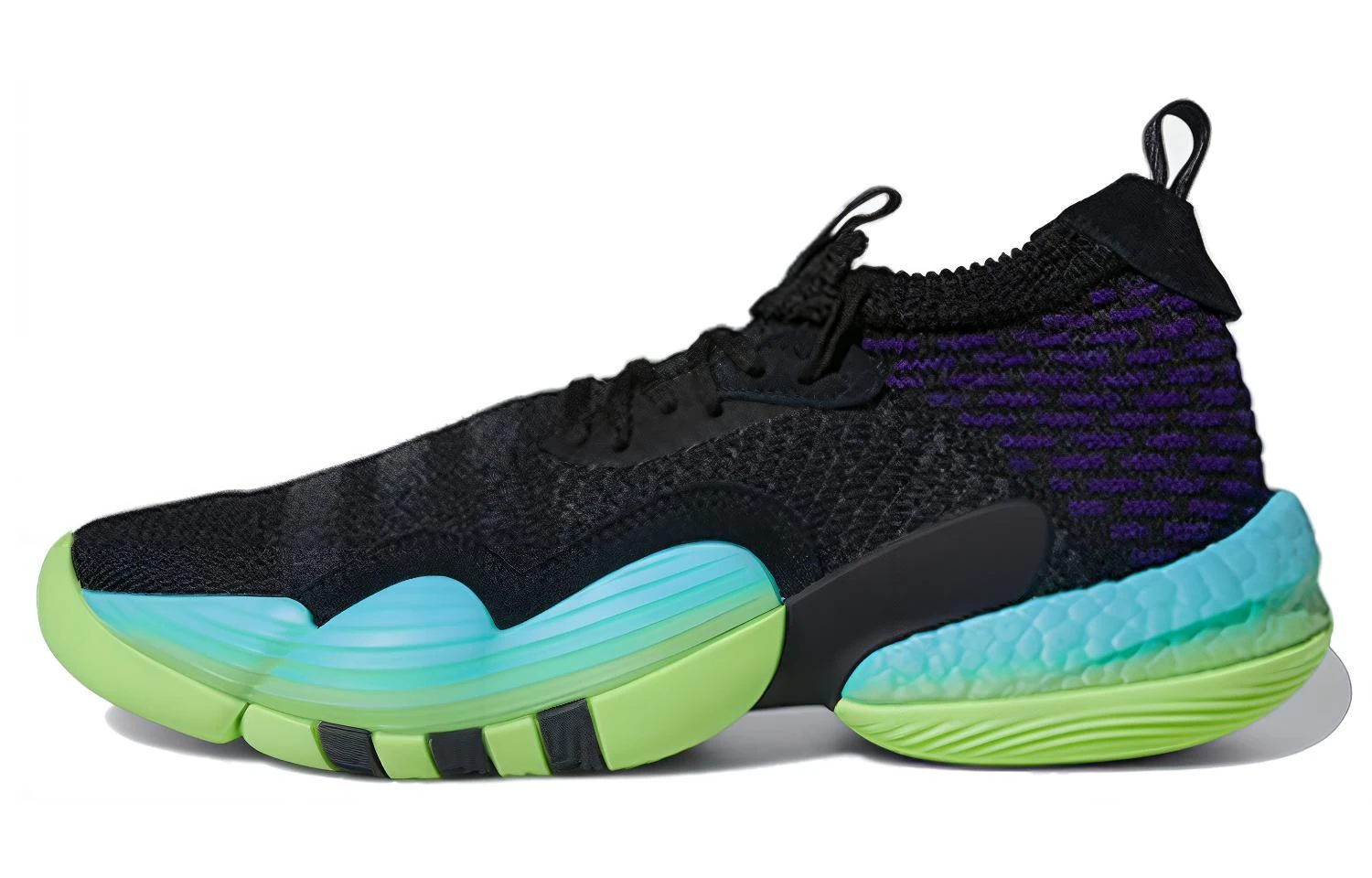 商品[国内直发] Adidas|adidas Trae Young 2.0 特雷杨二代 时尚舒适 减震防滑耐磨透气包裹性支撑 中帮 篮球鞋 男款 黑色,价格¥364,第1张图片