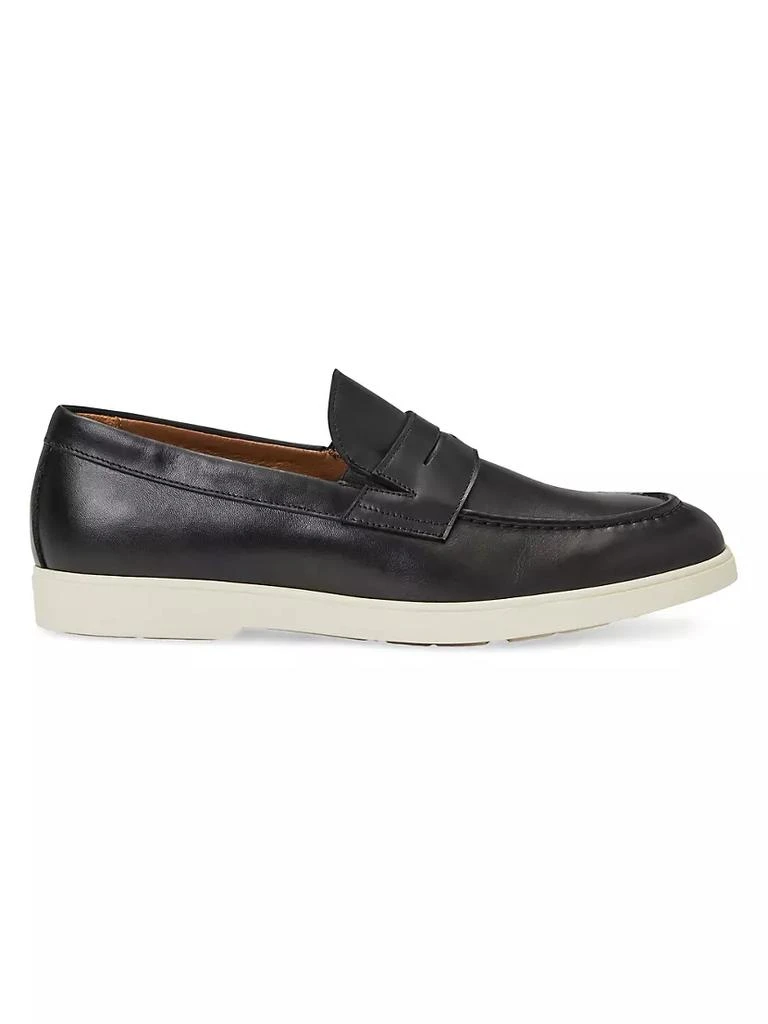 商品Bruno Magli|Ettore Leather Penny Loafers,价格¥2236,第1张图片