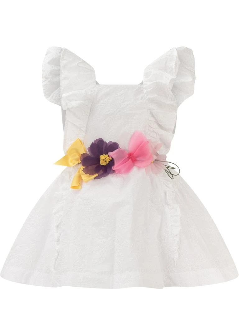 商品MONNALISA|Monnalisa Ruffle-Trim Sleeveless A-Line Dress,价格¥1088,第1张图片
