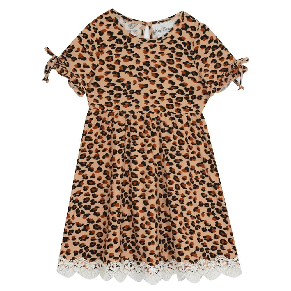 商品Rare Editions|Toddler Girls Short Sleeve Dress with Denim Vest Set, 2 Piece,价格¥324,第2张图片详细描述