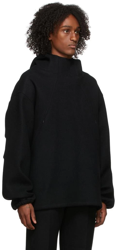 商品We11done|Black Wool Hood Pullover,价格¥2007,第2张图片详细描述