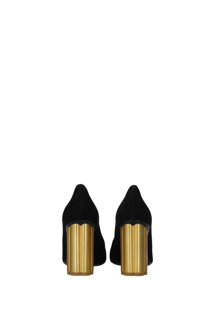 商品Salvatore Ferragamo|Pumps lucca Suede Black,价格¥1769,第5张图片详细描述
