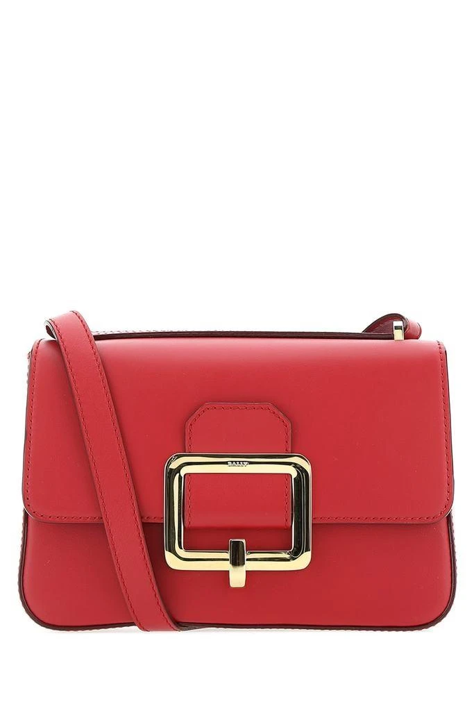 商品Bally|NEW Bally Janelle Ladies 6232594 Red Leather Shoulder Bag MSRP,价格¥5496,第1张图片