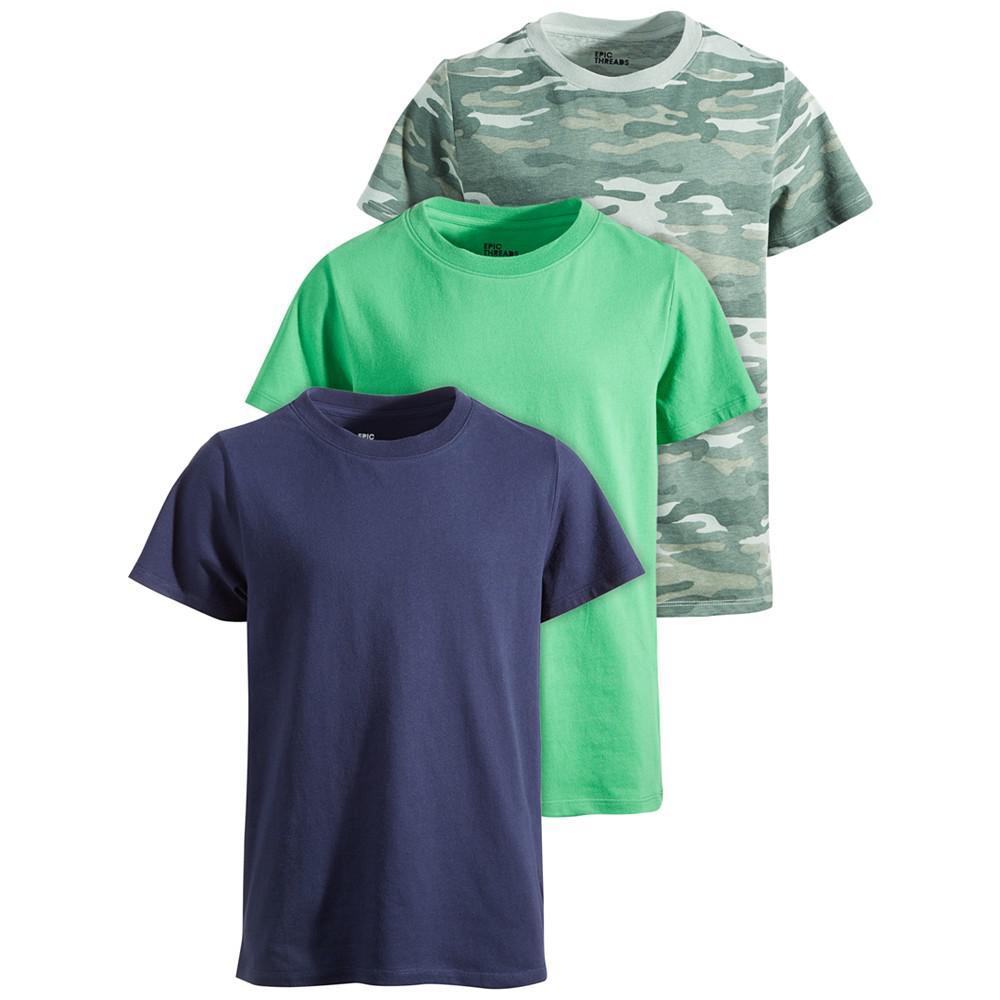 商品Epic Threads|Little Boys 3-Pack T-Shirts, Created for Macy's,价格¥83,第1张图片