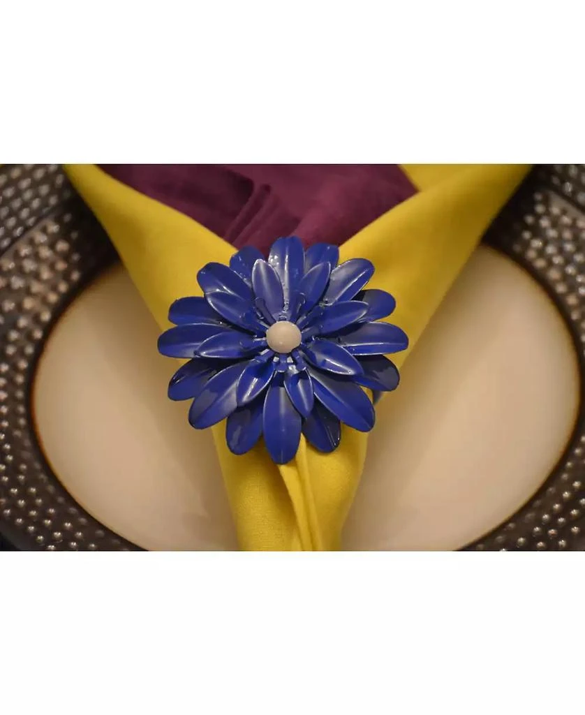 Blue Pearl Flower Napkin Ring 商品