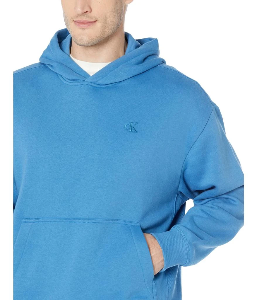 商品Calvin Klein|Long Sleeve Archive Logo Fleece Pullover Hoodie,价格¥246,第3张图片详细描述