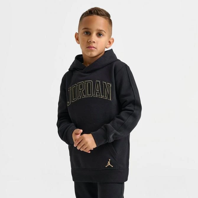 商品Jordan|Little Kids' Jordan See Me Shine Crewneck and Jogger Pants Set,价格¥187,第3张图片详细描述