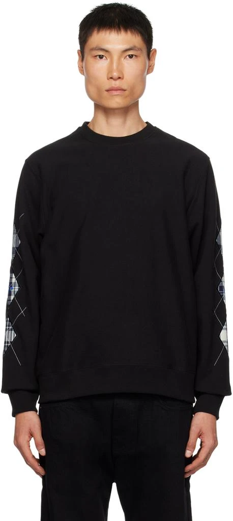 商品Noah|Black Argyle Appliqué Sweatshirt,价格¥576,第1张图片