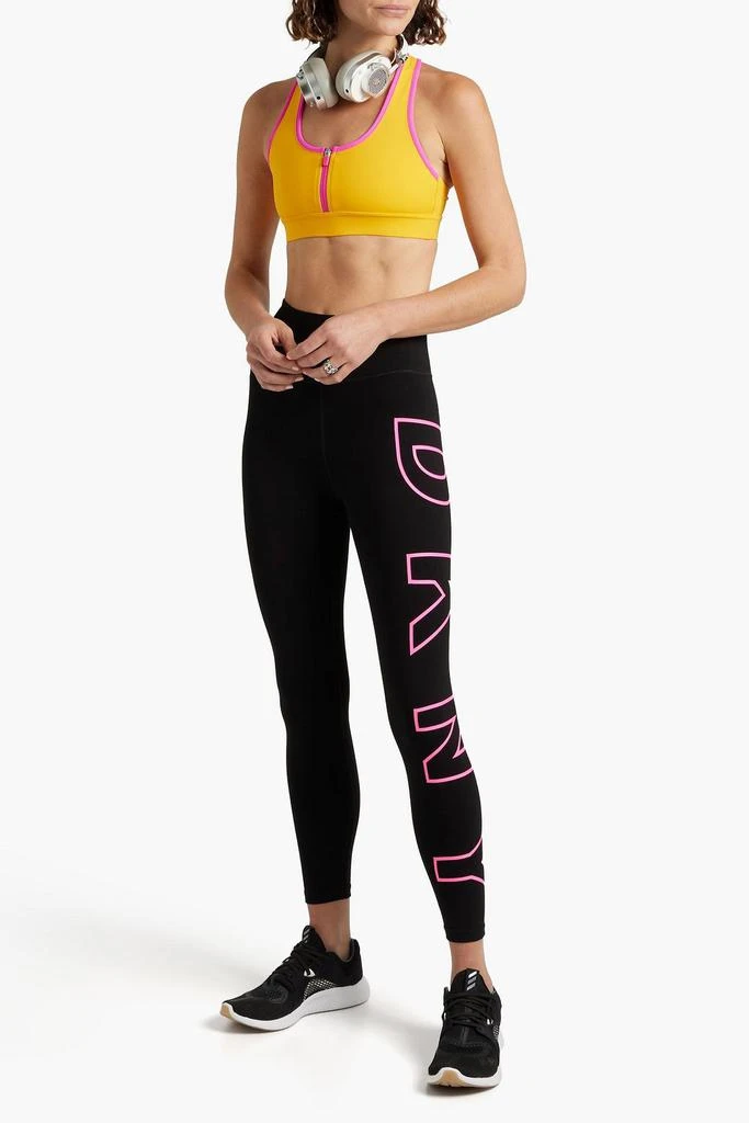 商品DKNY|Printed cotton-blend jersey leggings,价格¥226,第4张图片详细描述