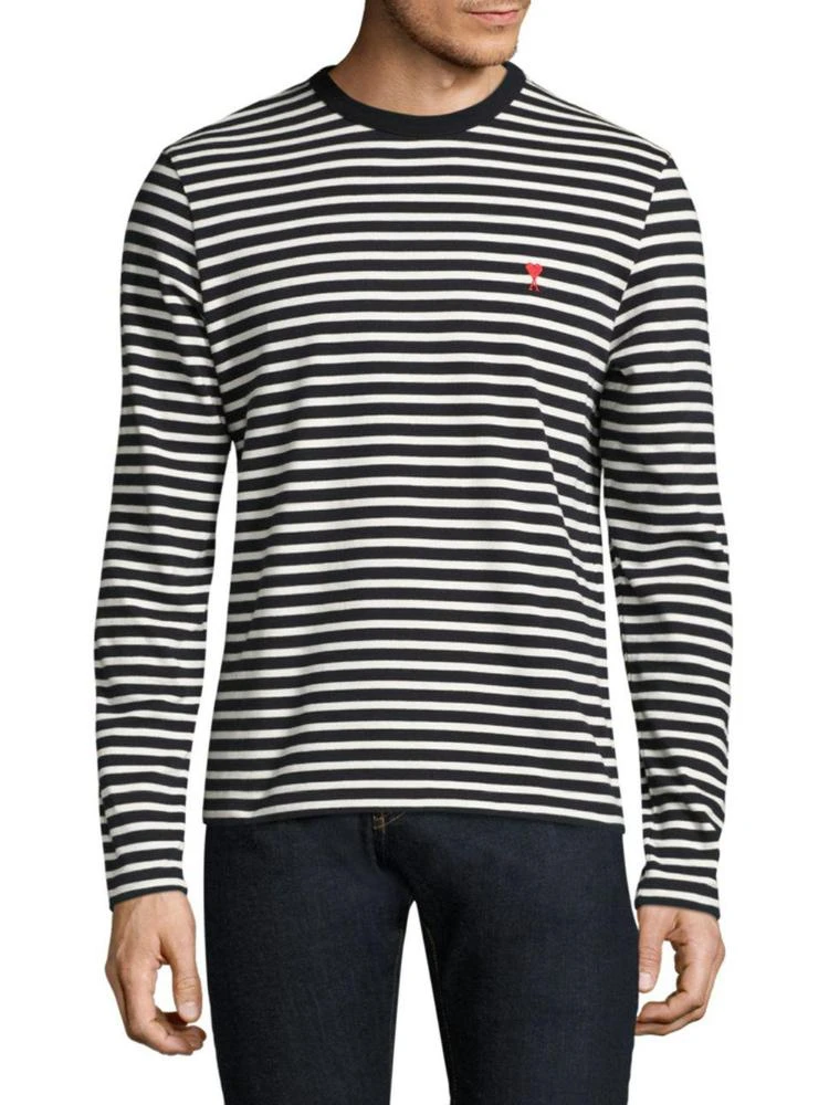 商品AMI|Striped Crewneck 卫衣,价格¥1336,第1张图片
