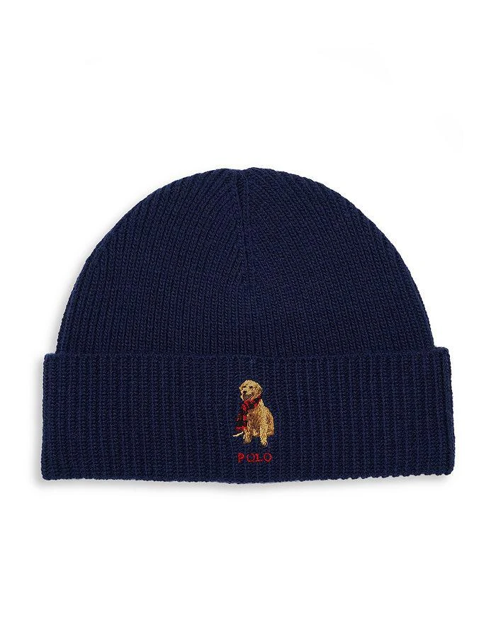 商品Ralph Lauren|Embroidered Golden Retriever Beanie,价格¥440,第2张图片详细描述