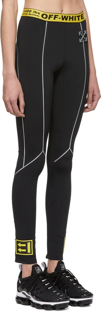 商品Off-White|SSENSE Exclusive Black "WORKOUT" Neoprene 'Sport' Leggings,价格¥2354,第2张图片详细描述