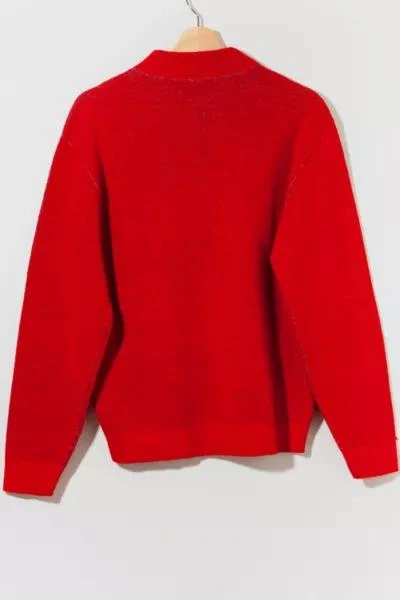 商品Urban Outfitters|Vintage 1960s Capitol Records  Distressed  Made in Los Angeles Red Wool Sweater,价格¥1757,第2张图片详细描述