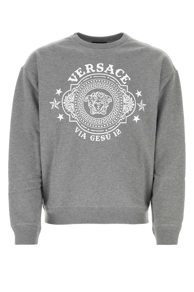 商品Versace|Versace Logo Printed Crewneck Sweatshirt,价格¥3226,第1张图片