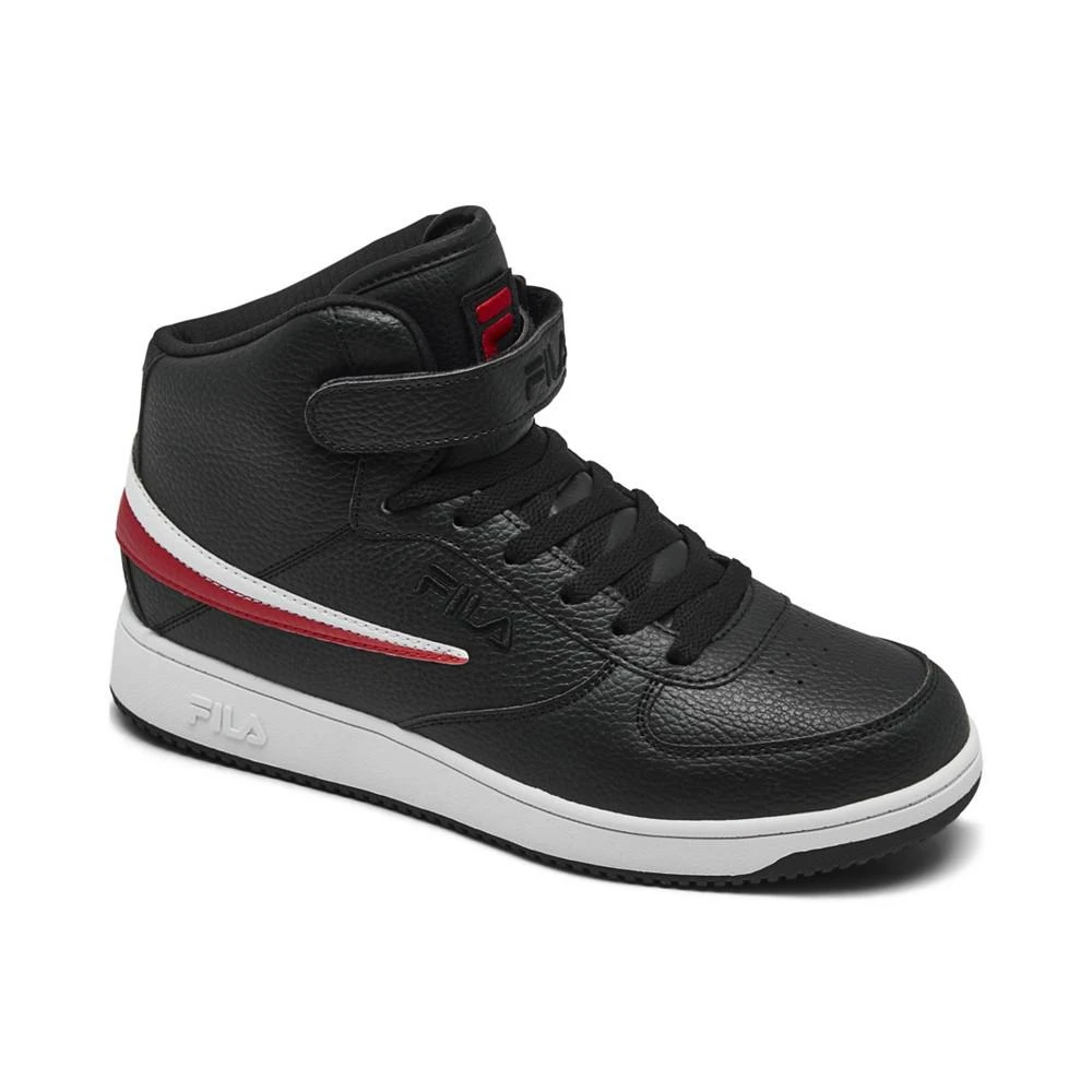 商品Fila|Men's A-High Strap High Top Casual Sneakers from Finish Line,价格¥300,第1张图片