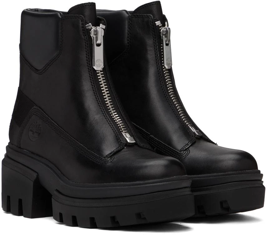 商品Timberland|Black Everleigh Front-Zip Boot,价格¥1164,第4张图片详细描述
