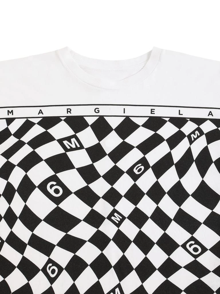 商品MM6|Logo Print Cotton Jersey T-shirt,价格¥398,第2张图片详细描述