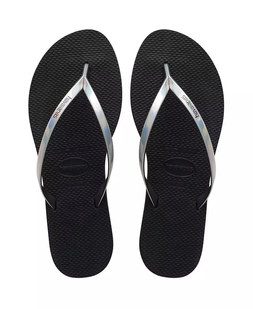 商品Havaianas|Women's You Metallic Flip Flop Sandals,价格¥309,第1张图片