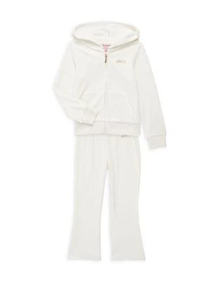 商品Juicy Couture|Girl's 2-Piece Zip Up Hoodie & Pants Set,价格¥292,第1张图片