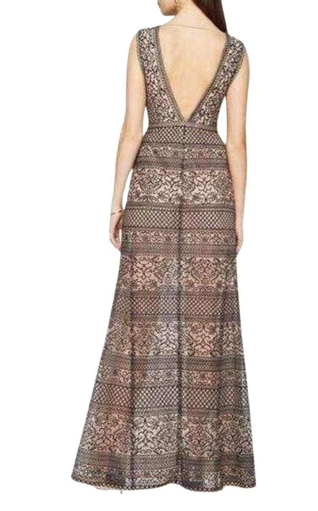 商品BCBG|Aurora Embroidered Tulle Gown,价格¥1821,第4张图片详细描述