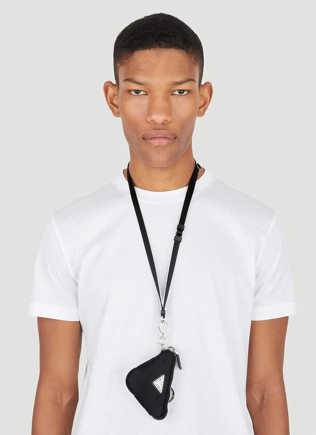 商品Prada|Re-Nylon Mini Pouch in Black,价格¥4457,第2张图片详细描述