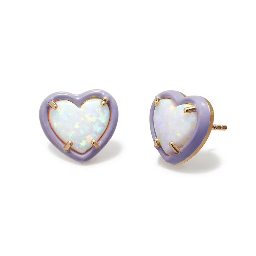 商品Coach|Heart Stud Earrings,价格¥290,第1张图片