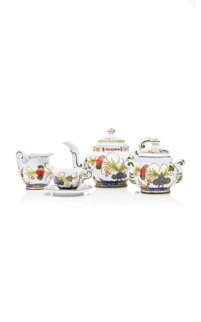 商品MoDA|Moda Domus - Carnation Porcelain Tea Set (17 PC) - Multi - Moda Operandi,价格¥7439,第1张图片