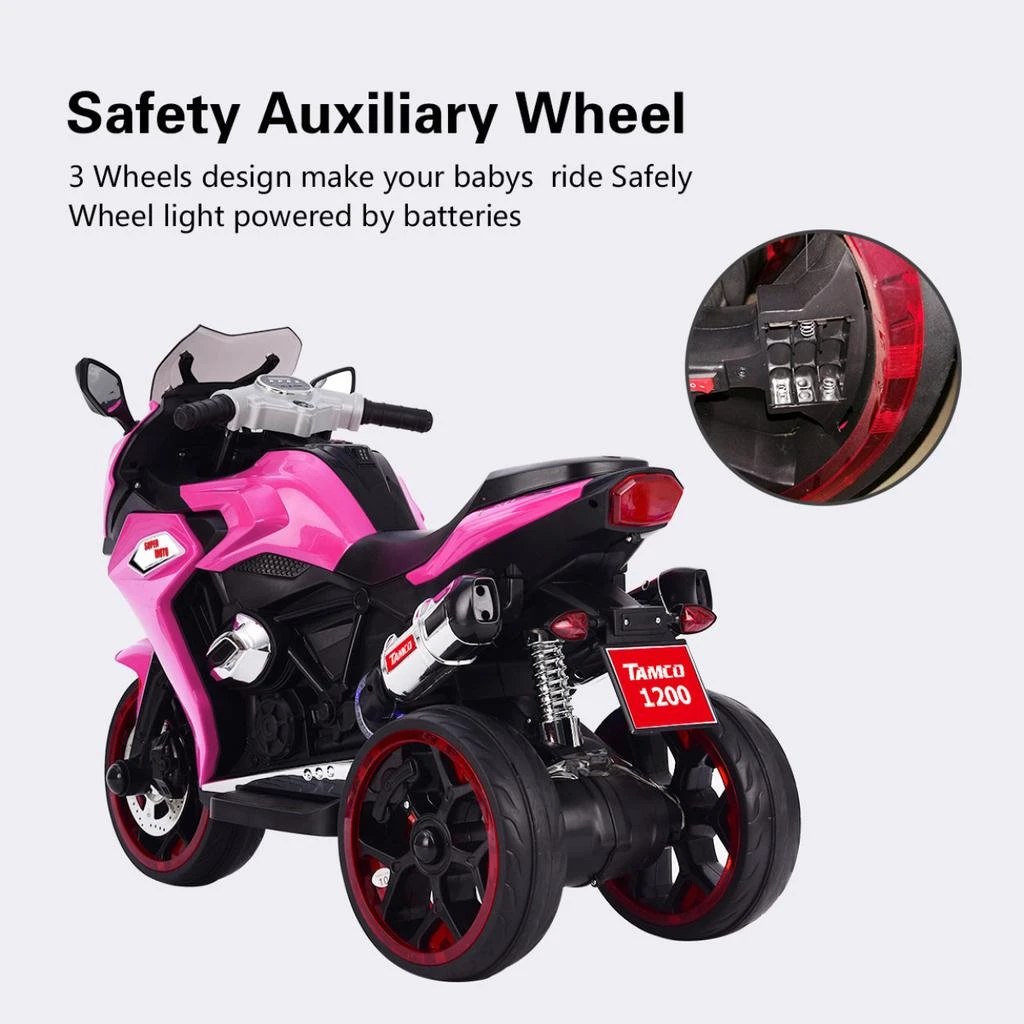 商品Simplie Fun|TAMCO 12V Kids Electric motorcycle/ ride on motorcycle,价格¥3070,第5张图片详细描述