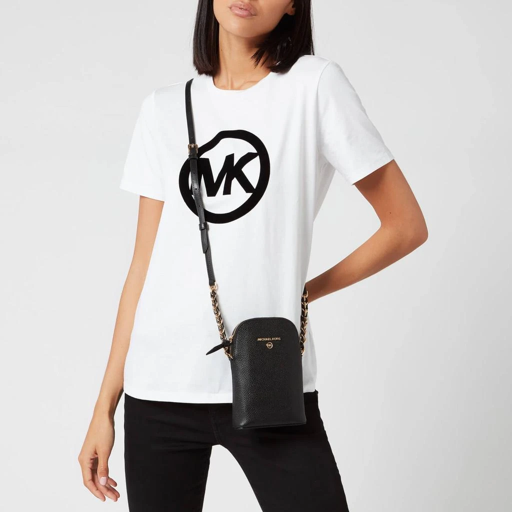 商品Michael Kors|MICHAEL Michael Kors Women's Jet Set Charm Phone Cross Body Bag - Black,价格¥1479,第2张图片详细描述