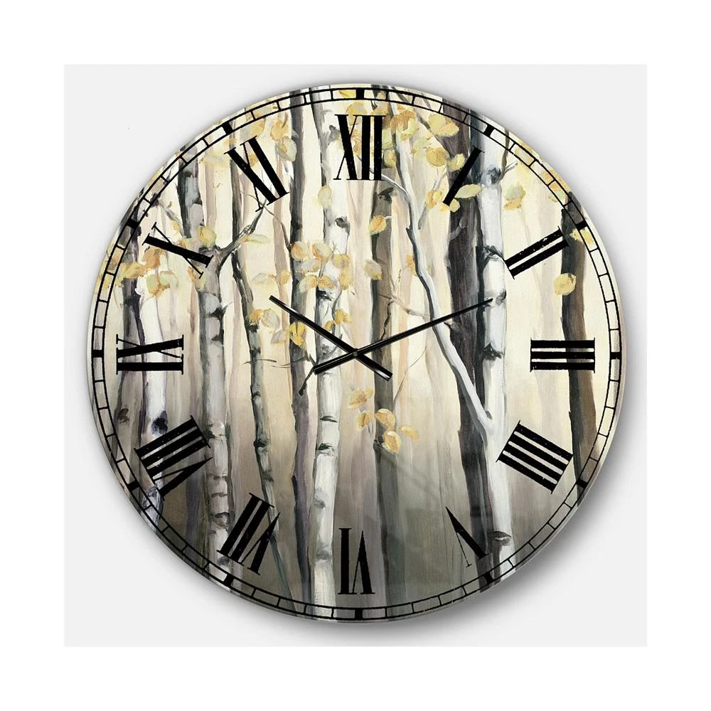 商品Designart|Cabin and Lodge Oversized Metal Wall Clock - 36 x 36,价格¥2113,第1张图片