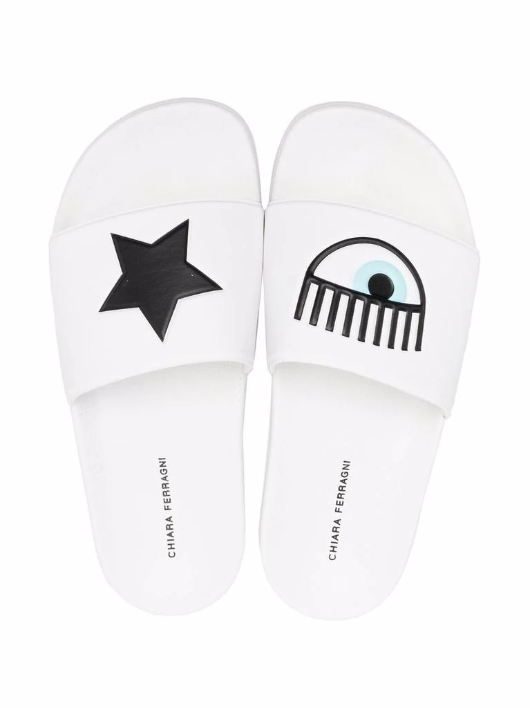 商品Chiara Ferragni|CHIARA FERRAGNI - Eye Star Slide Pool,价格¥513,第3张图片详细描述