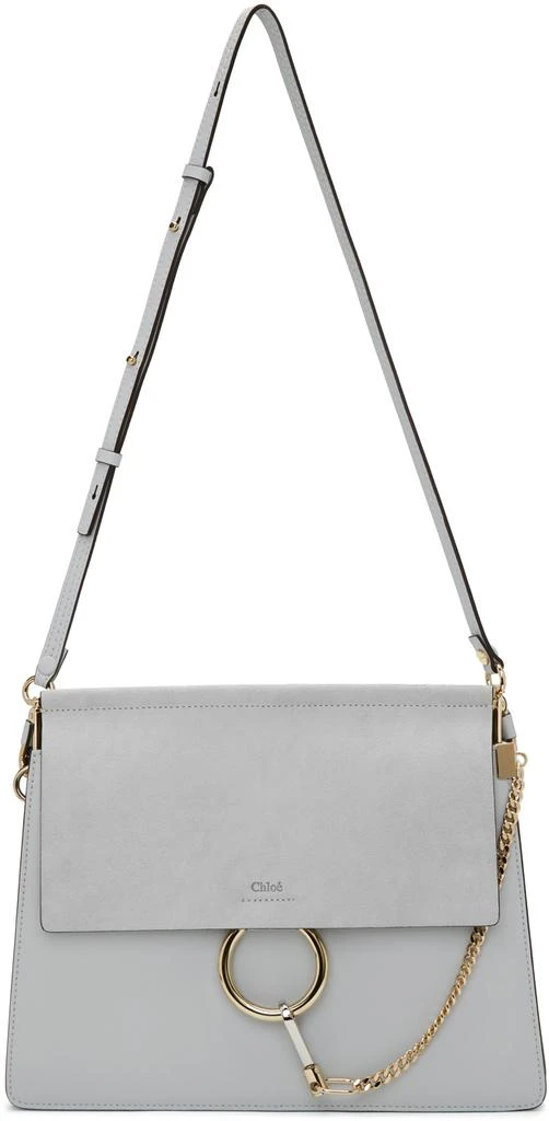商品Chloé|Grey Medium Faye 中号肩包,价格¥9306,第1张图片