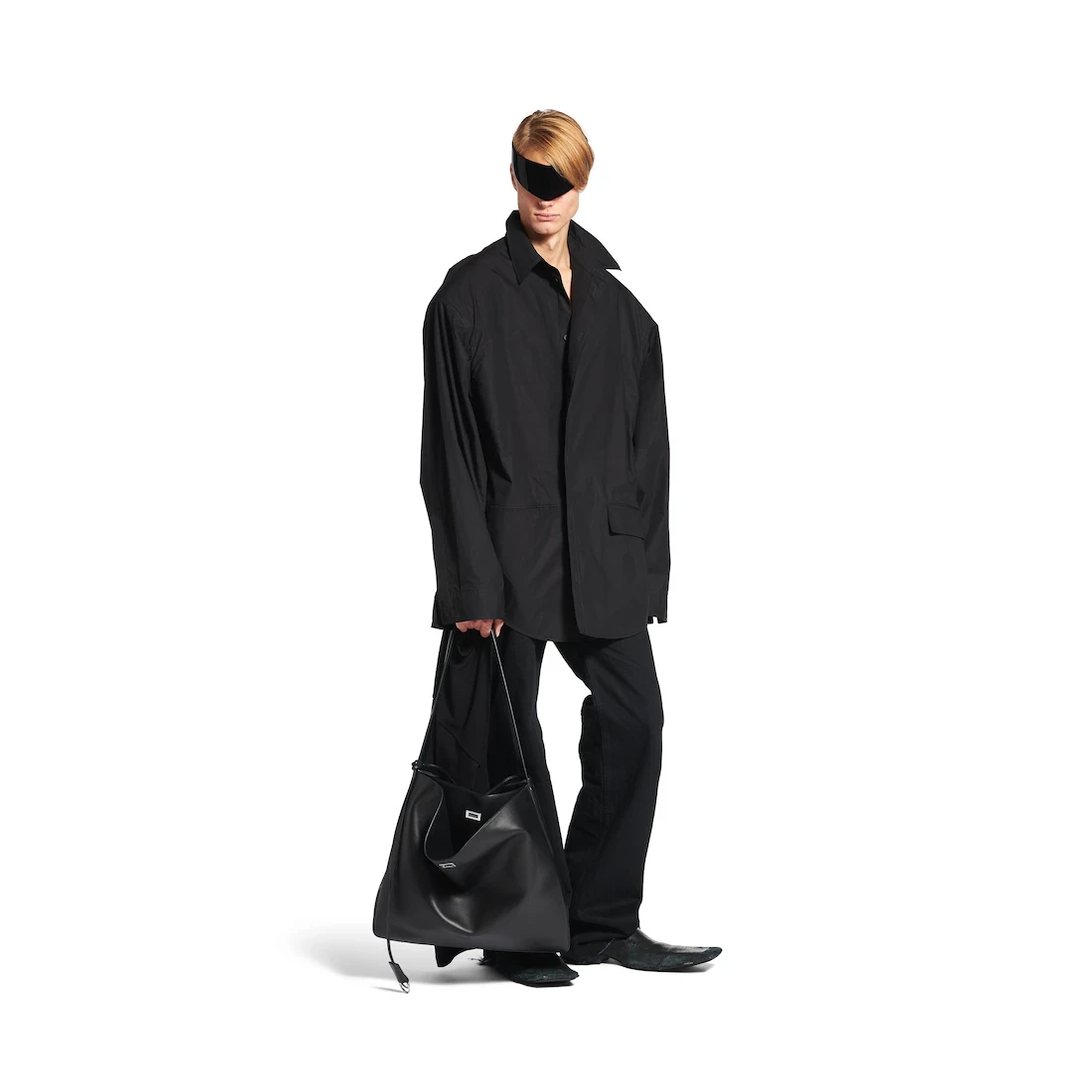 【预售】 巴黎世家 25春夏 男士 单肩包 RODEO竖款托特包 8276642AA4U1000  商品