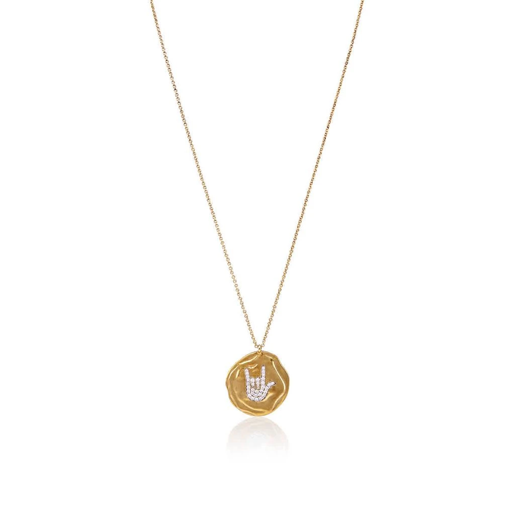 商品[国内直发] apm Monaco|【瑕疵，氧化】APM Monaco Ladies Adjustable Hand Pendant Necklace,价格¥328,第1张图片