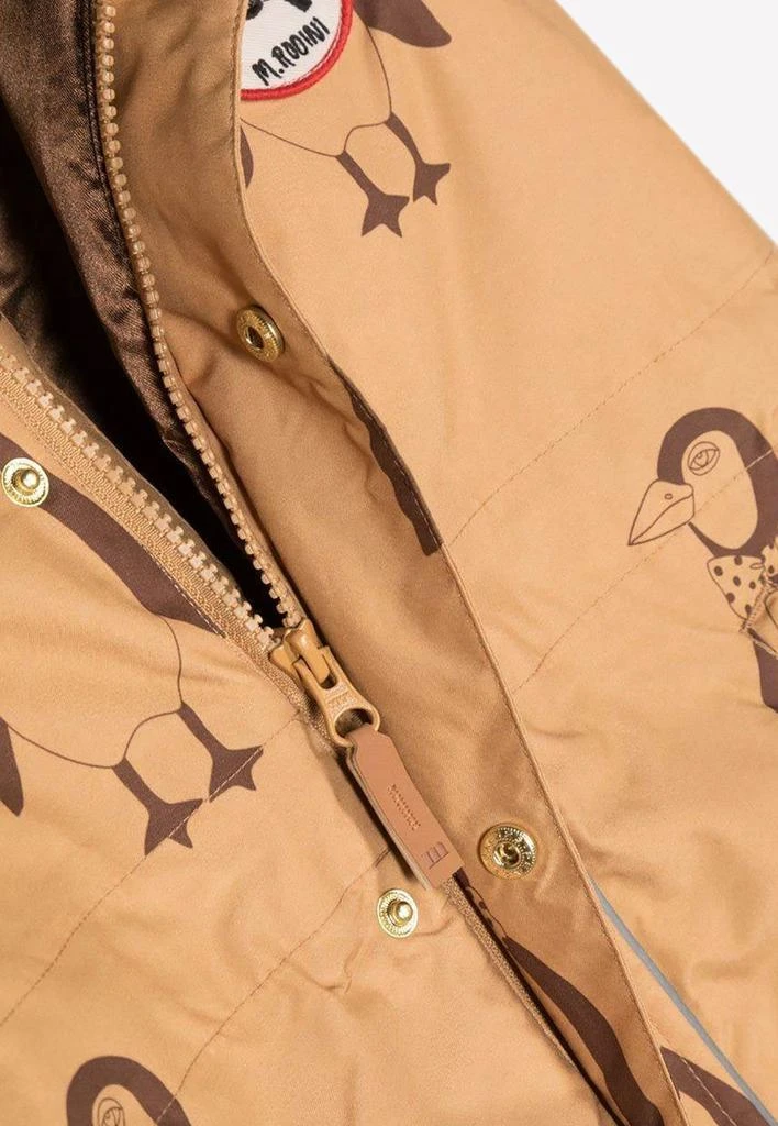 商品Mini Rodini|Girls Penguin Print Snowsuit,价格¥2550,第2张图片详细描述