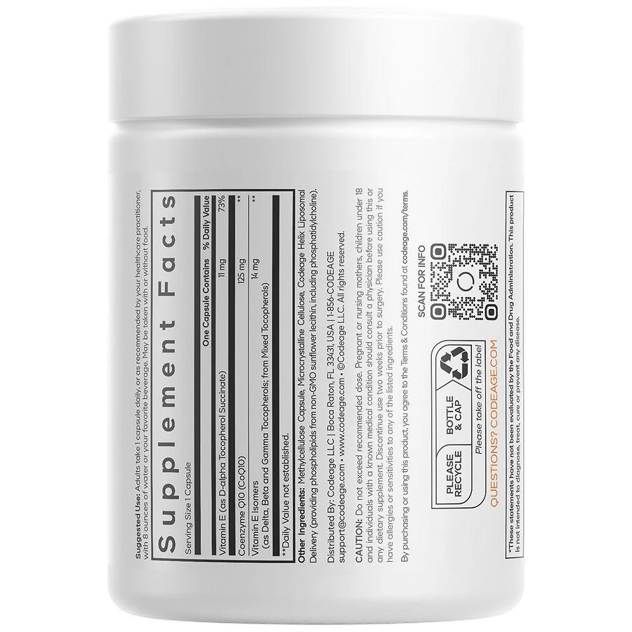 商品Codeage|Liposomal CoQ10 Supplement,价格¥256,第2张图片详细描述