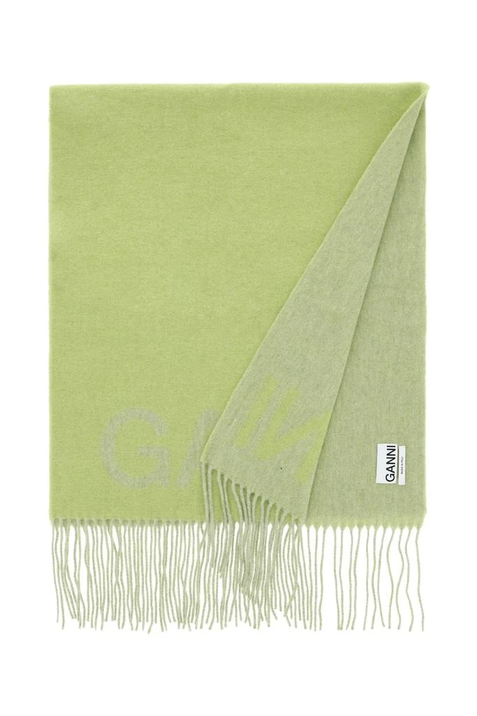 商品Ganni|Ganni Logo Scarf,价格¥534,第2张图片详细描述