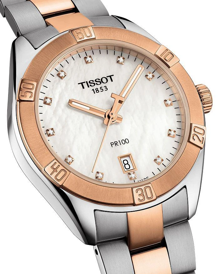 商品Tissot|PR100 Diamond Watch, 36mm,价格¥2992,第2张图片详细描述