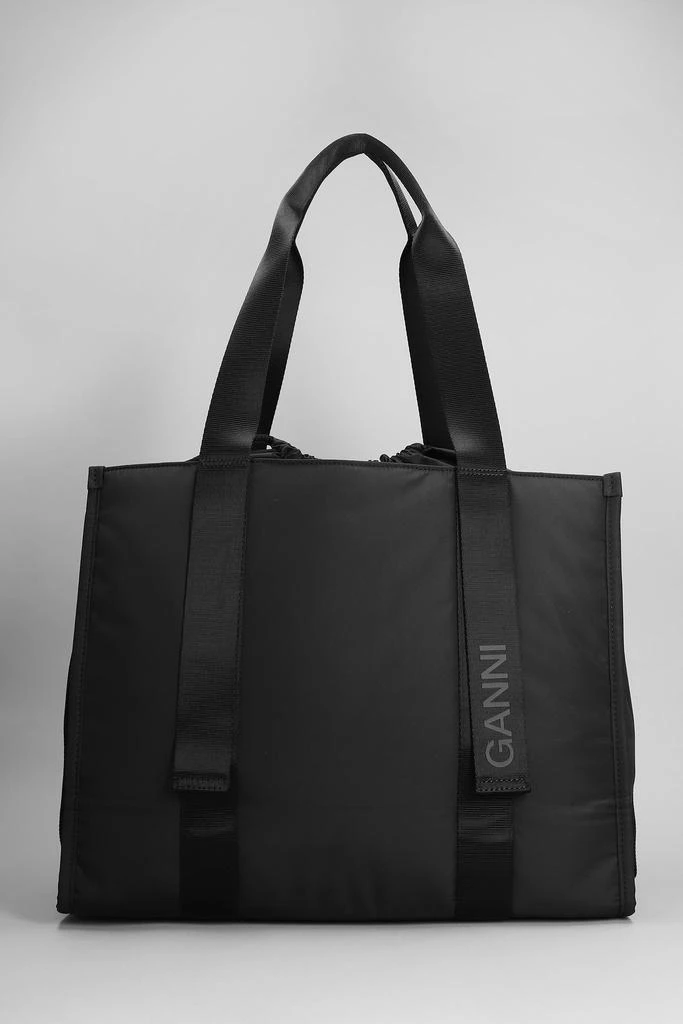 商品Ganni|Tote In Black Polyester,价格¥1765,第1张图片