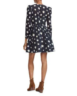 商品Maje|Rayom Daisy Print Eyelet Dress,价格¥923,第2张图片详细描述