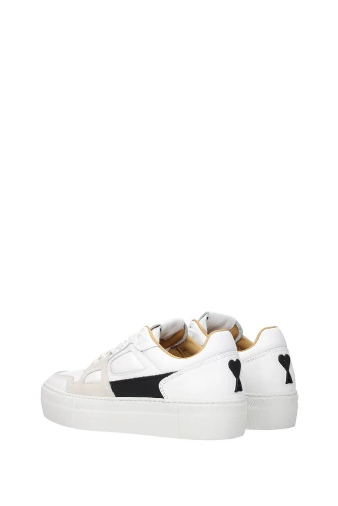 商品AMI|Sneakers Leather White Grey,价格¥1052,第4张图片详细描述