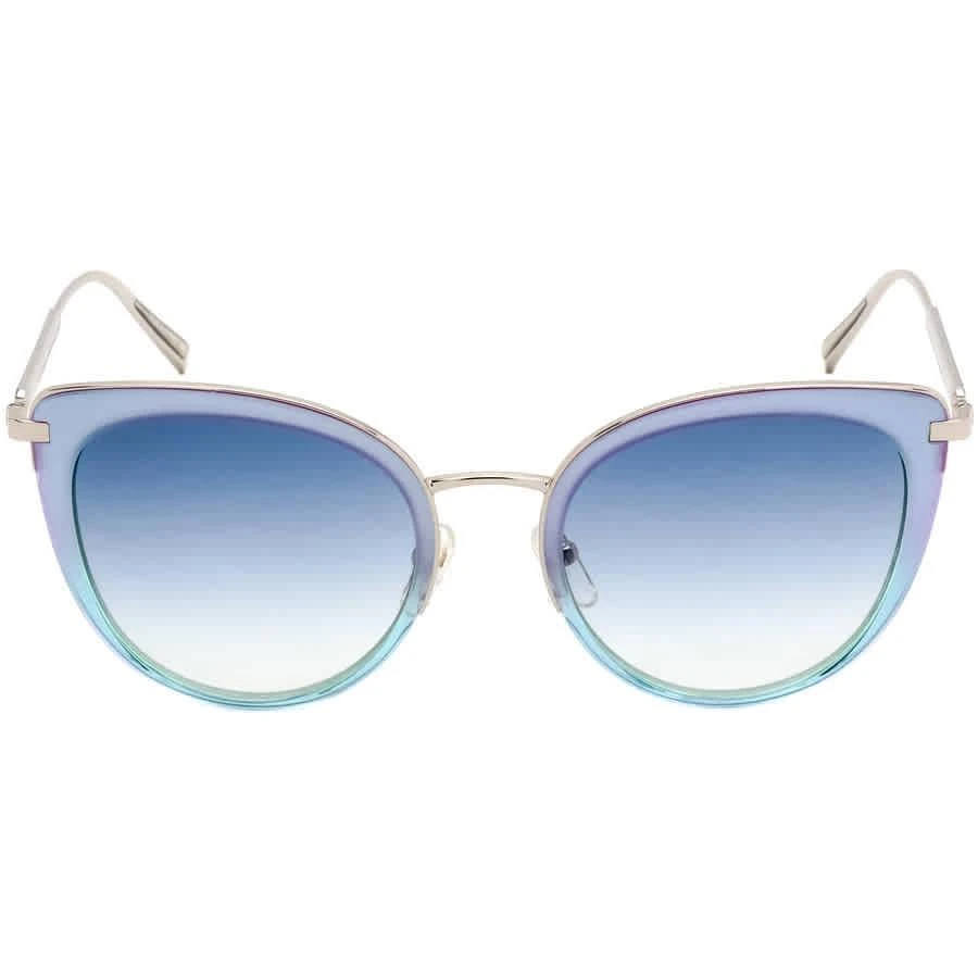 商品Longchamp|Longchamp Blue Gradient Cat Eye Ladies Sunglasses LO661S 423 53,价格¥261,第2张图片详细描述