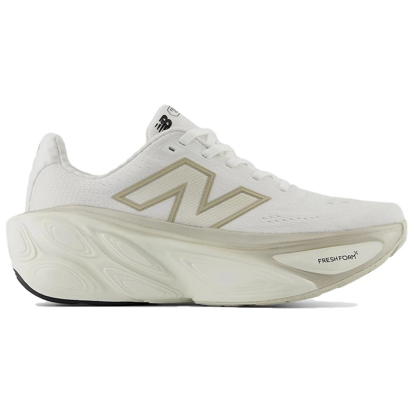 商品[国内直发] New Balance|NB Fresh Foam X More v5 柔软舒适防滑耐磨 低帮跑步鞋 女款 白色,价格¥978,第3张图片详细描述